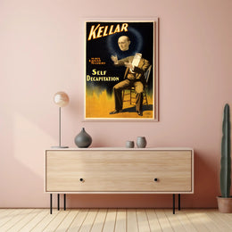Magic Illusion Vintage Poster for Theatrical Mystery Lovers