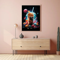 Cosmic Burger Fantasy Poster