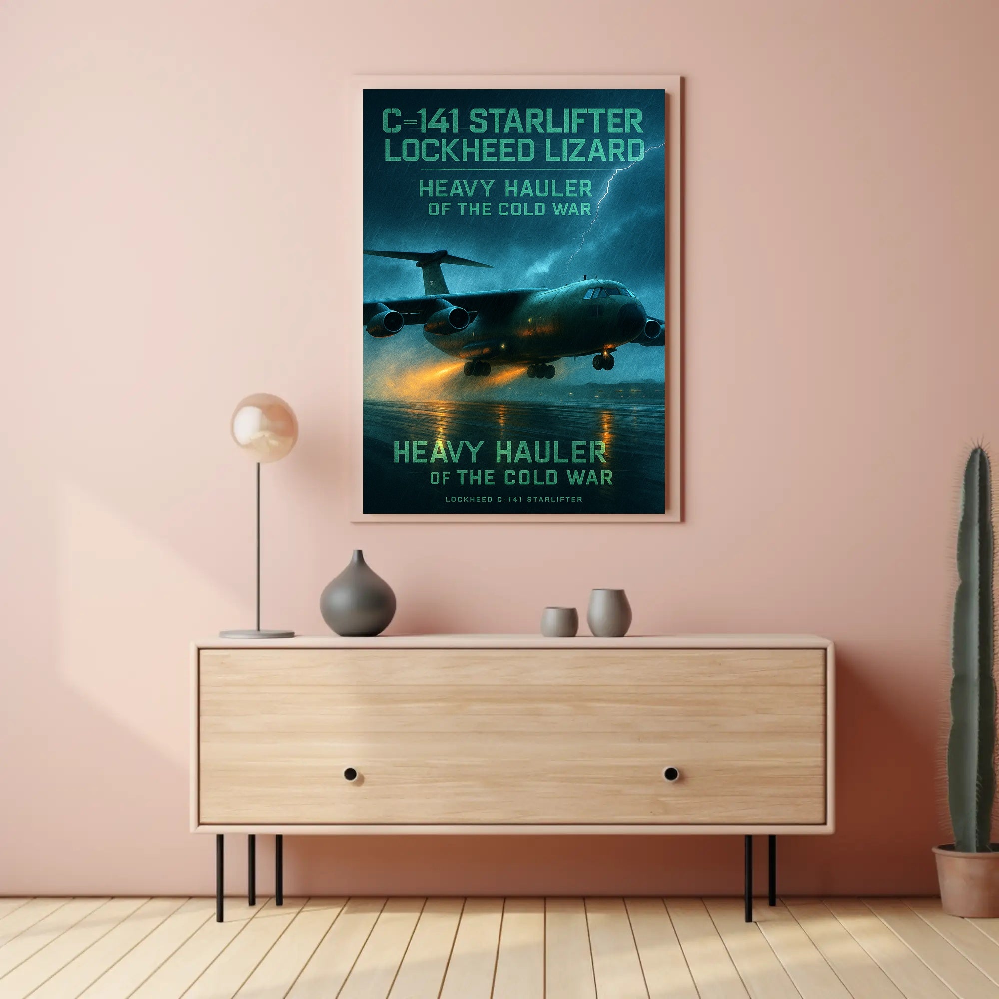 Lockheed C-141 Starlifter - Heavy Hauler of the Cold War Poster PosterGoat