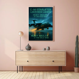 Lockheed C-141 Starlifter - Heavy Hauler of the Cold War Poster PosterGoat