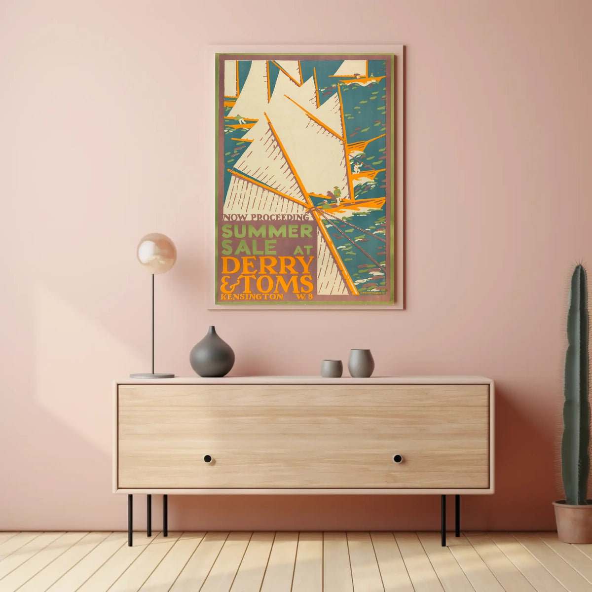 Summer Sale At Derry Toms Poster