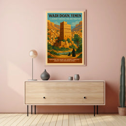 Wadi DoAn, Yemen A Journey Through Poster