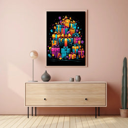 Colorful Gift Extravaganza Poster