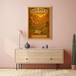 Wadi DoaN, Yemen A Timeless Oasis Poster