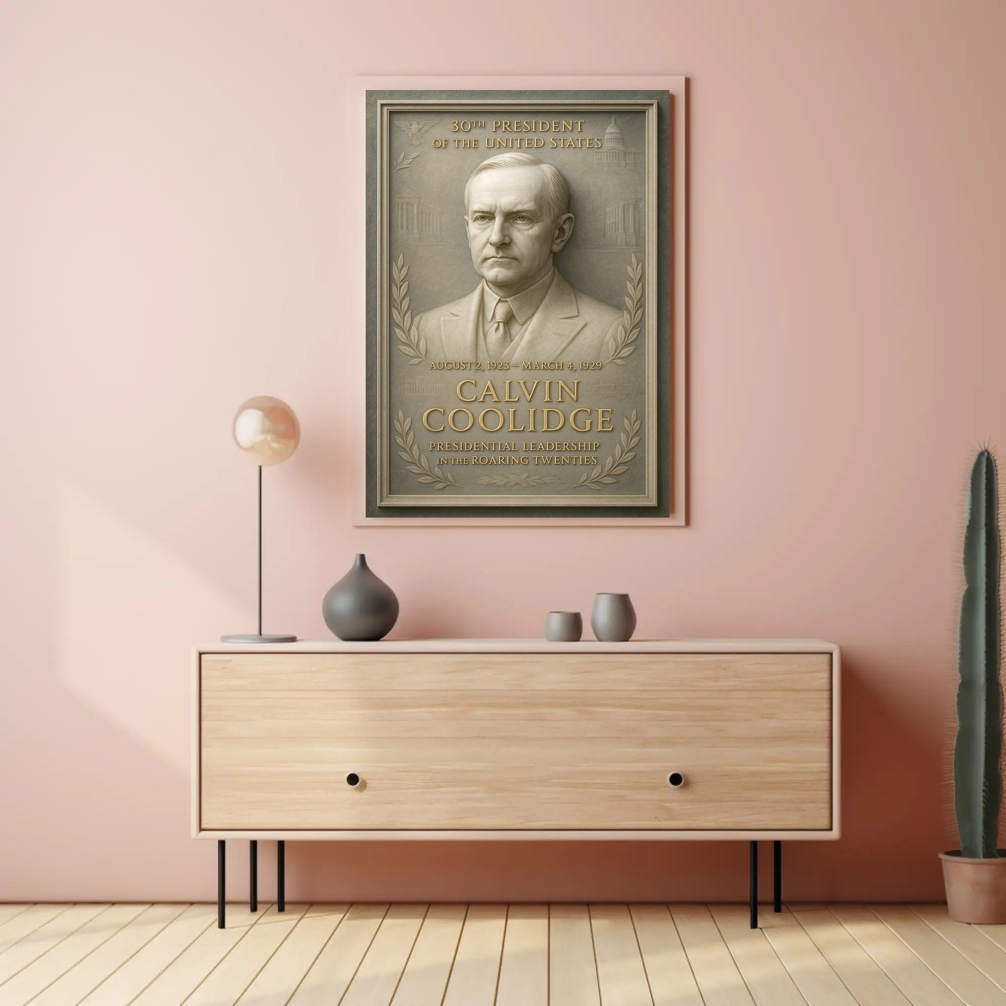 Calvin Coolidge 30th President Poster PosterGoat