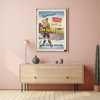 Winter Sports Adventure Sun Valley Travel Poster PosterGoat
