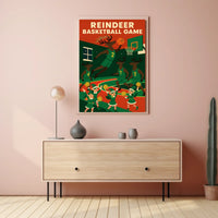 Reindeer Basketball Extravaganza Poster