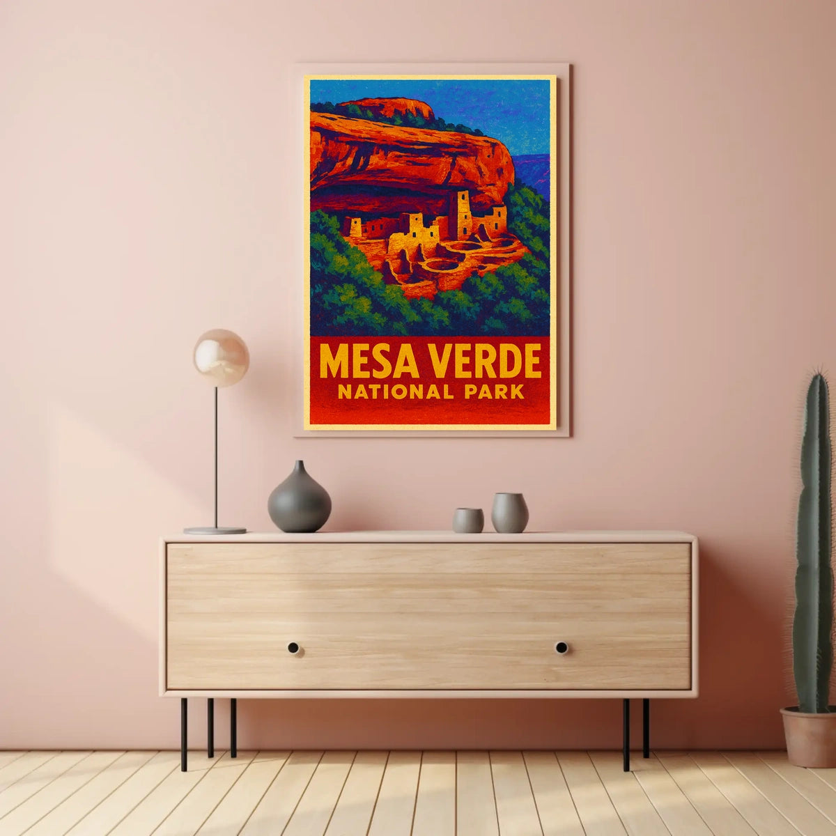 Mesa Verde Vintage Travel Collectors Poster