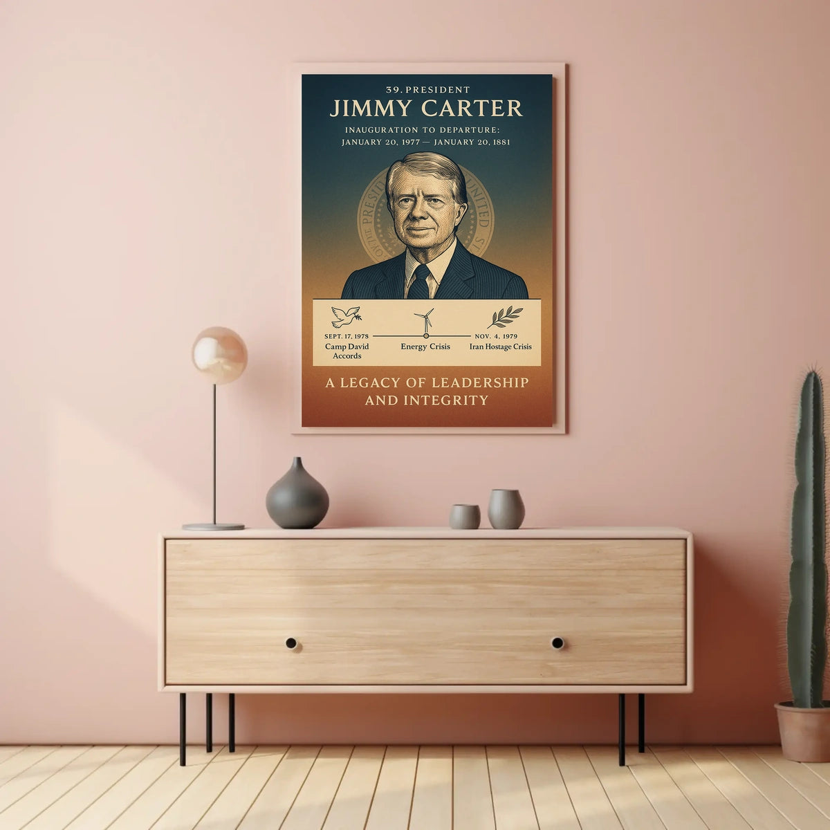 Jimmy Carter 39th President Poster