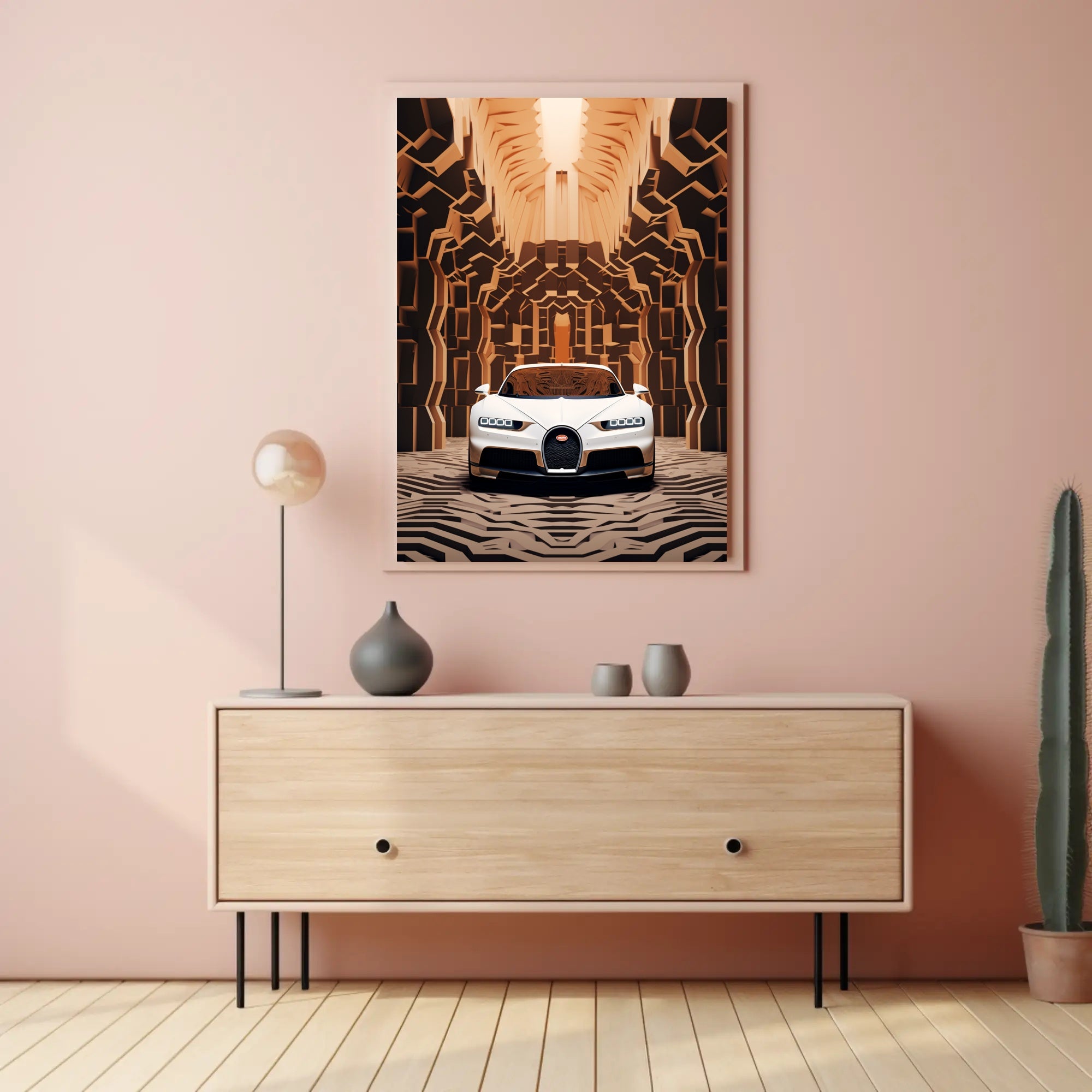 Futuristic Elegance Poster