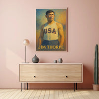 Jim Thorpe American Athlete Poster