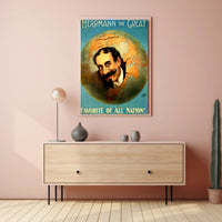Herrmann the Great Vintage Performer Cultural Poster
