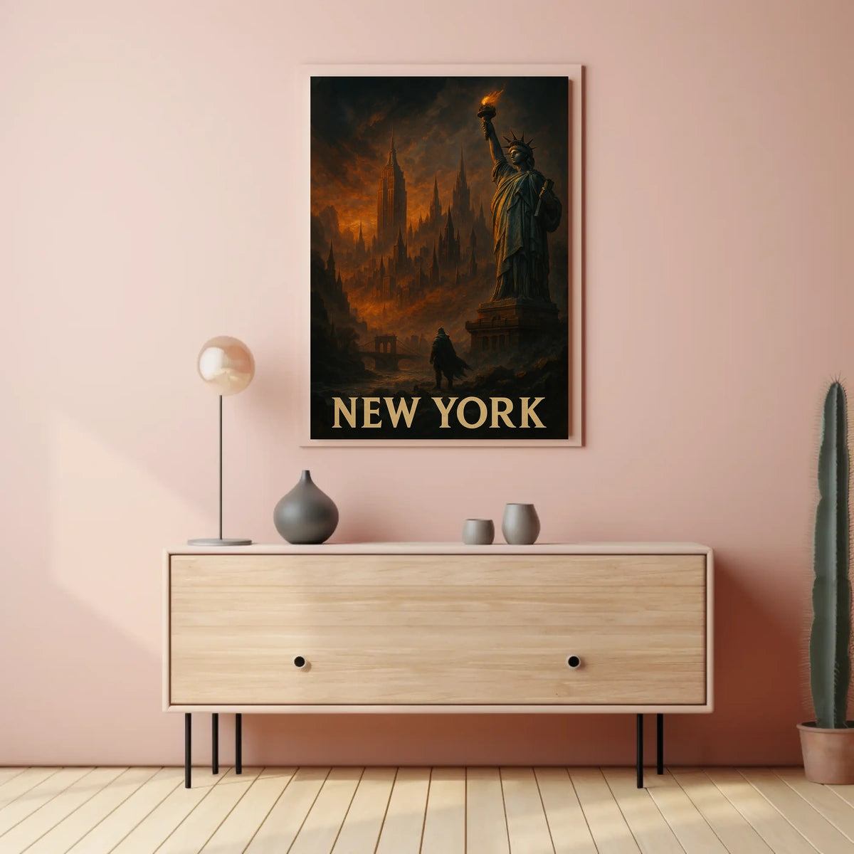 New York A Dramatic Skyline Poster