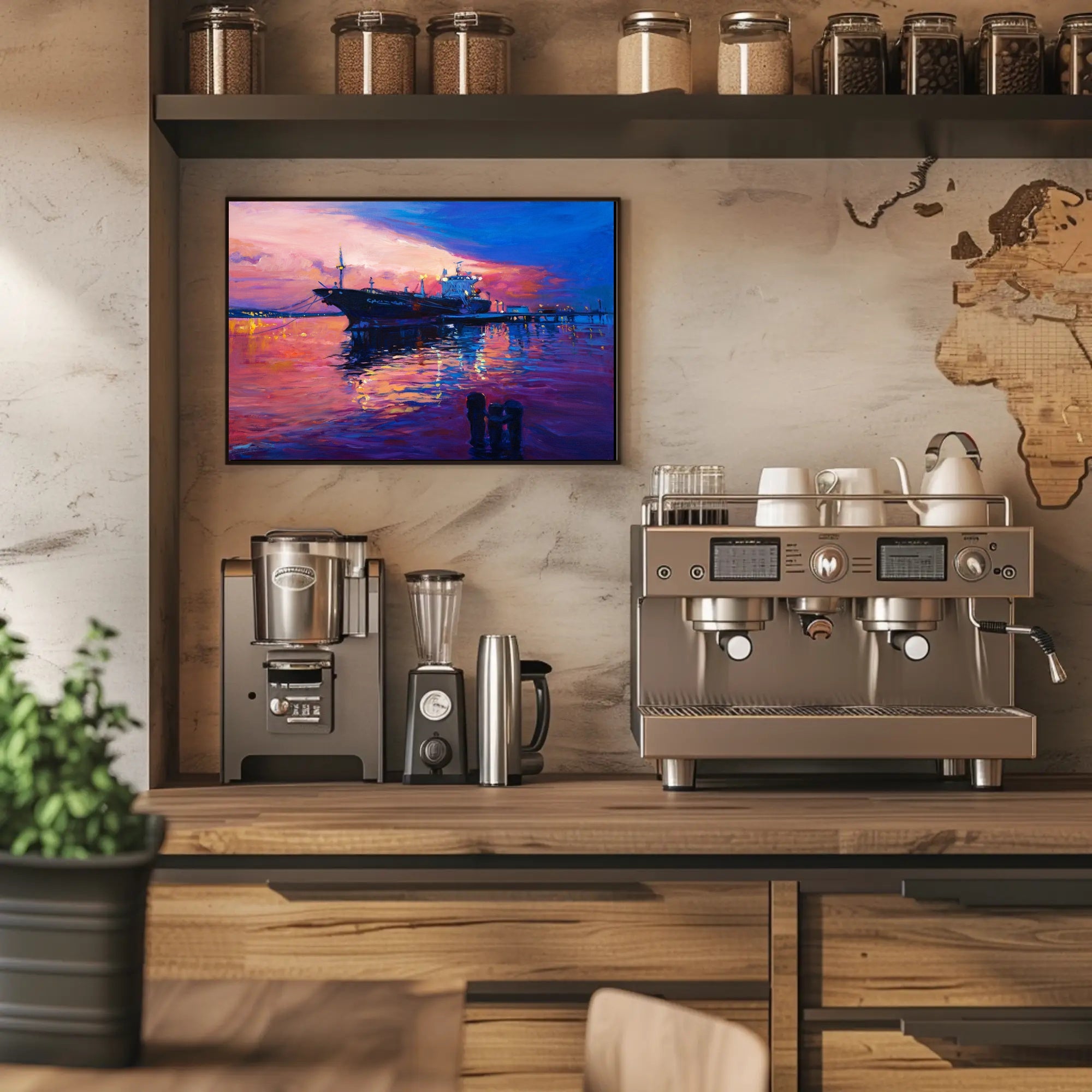 Twilight Harbor Poster