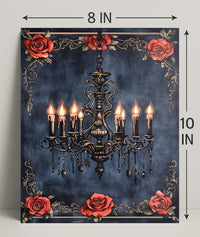 Chandelier Elegance Poster