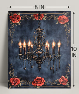 Chandelier Elegance Poster