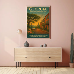 Discover GeorgiaS Timeless Beauty Poster