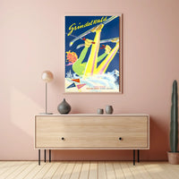 Grindelwald Ski Adventure Poster