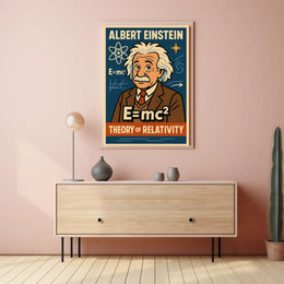 Albert Einstein Theory Of Relativity Poster