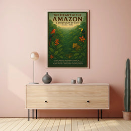 The Heart of the Amazon A Sanctuary of Life Poster