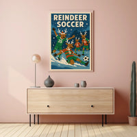 Reindeer Soccer Extravaganza Poster