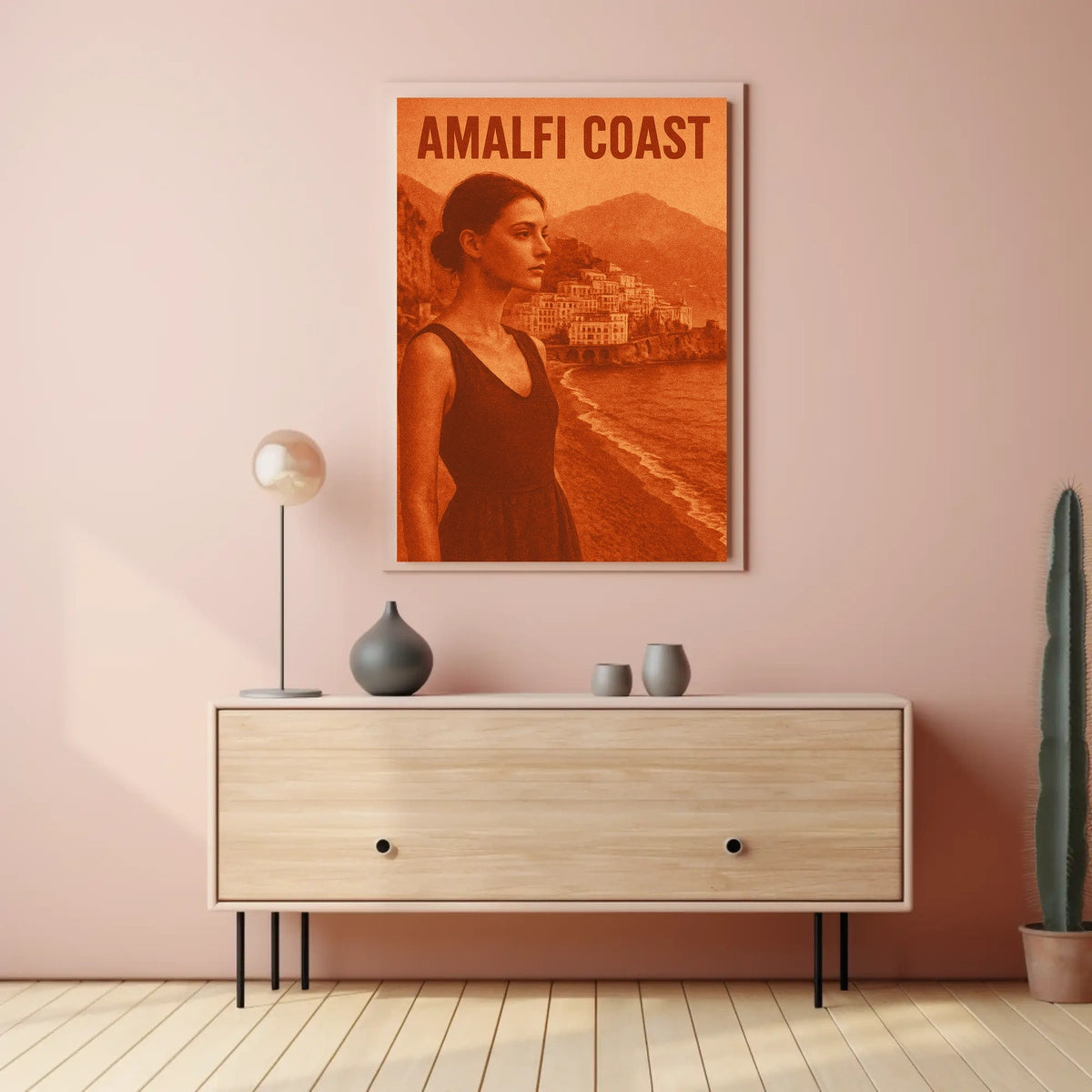 Amalfi Coast Serenity Poster Wall Art Print for Decor