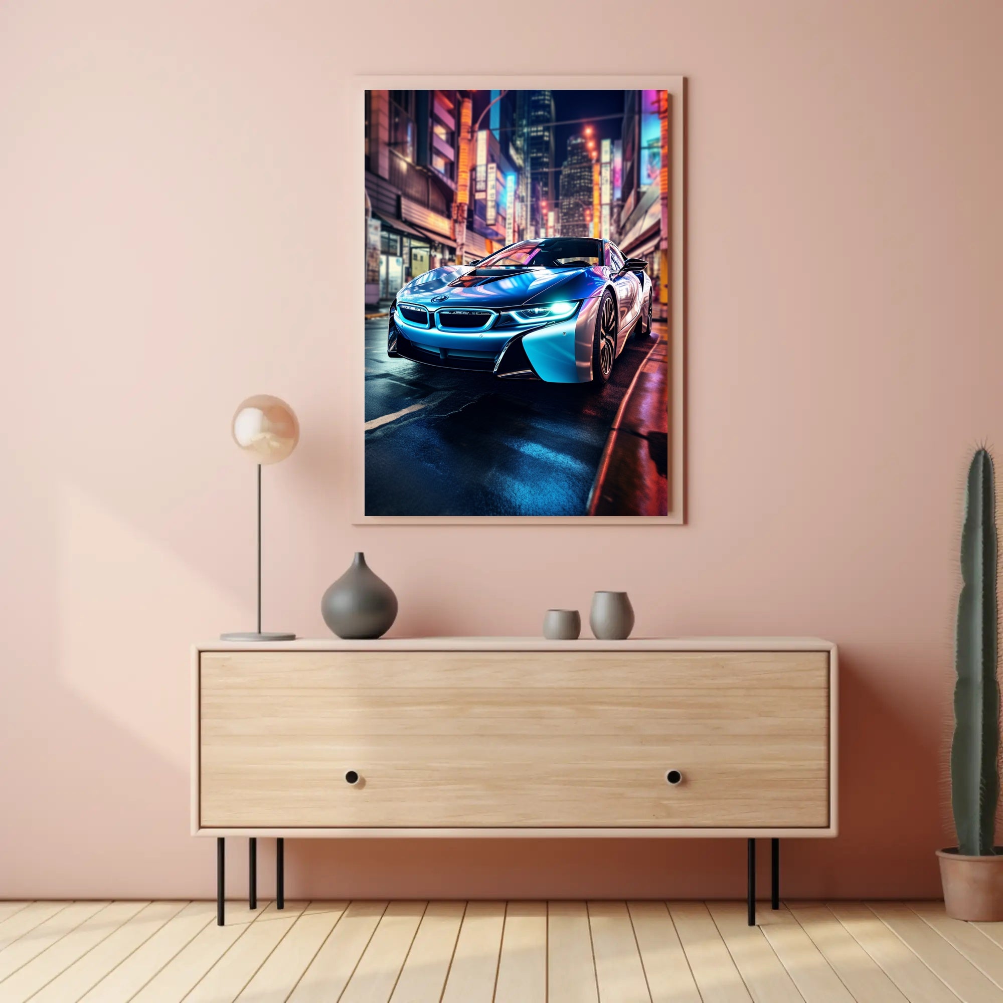 Sleek Urban Ride Poster PosterGoat
