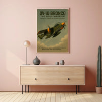 OV-10 Bronco The Agile Warrior Poster