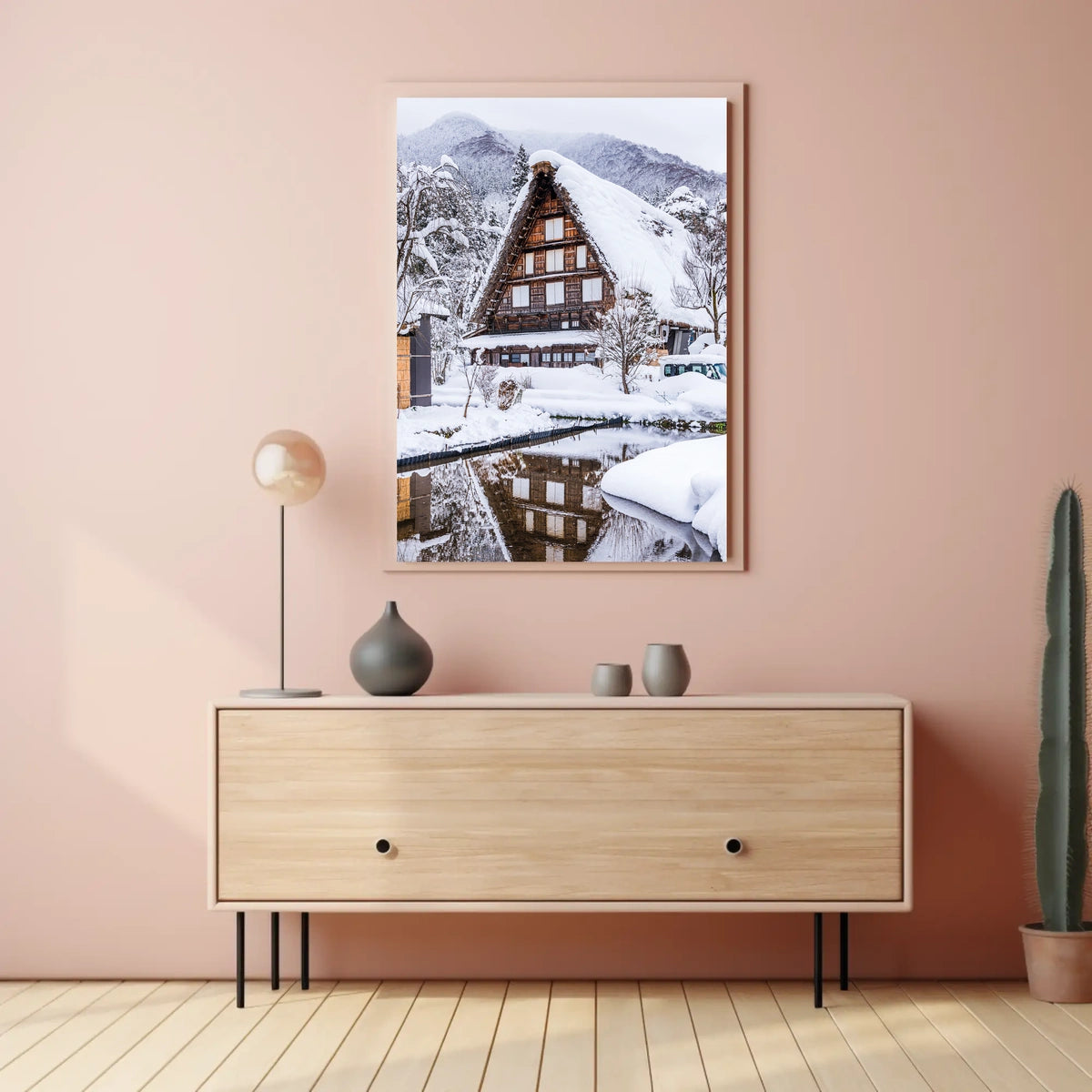 Winter in Shirakawa-go Poster