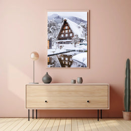 Winter in Shirakawa-go Poster