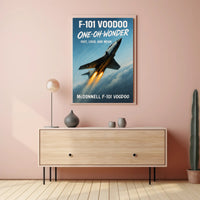 F-101 Voodoo One-Oh-Wonder Poster PosterGoat