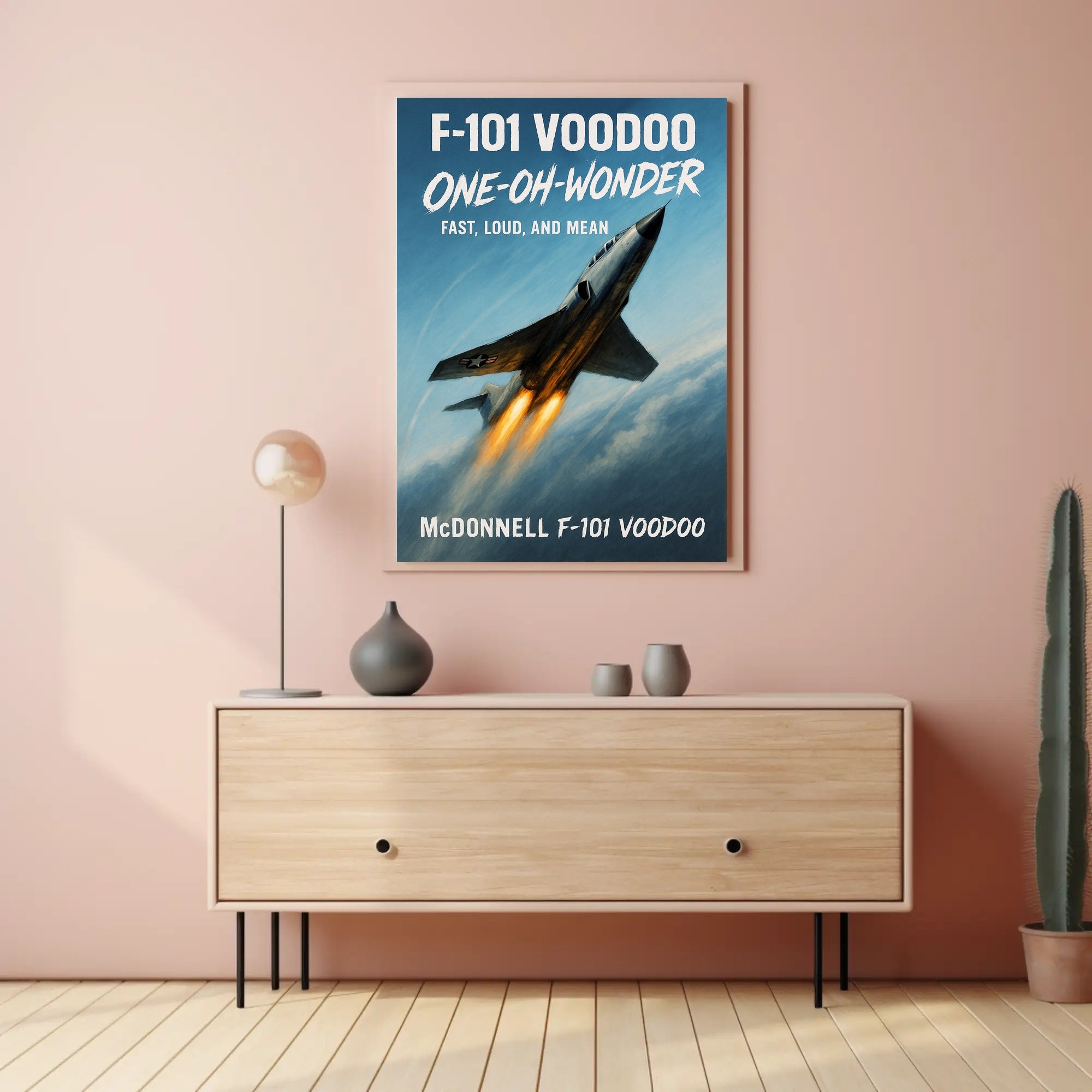 F-101 Voodoo One-Oh-Wonder Poster PosterGoat