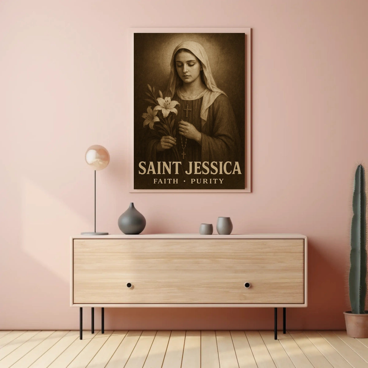 Saint Jessica Faith And Purity Poster