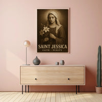 Saint Jessica Faith And Purity Poster