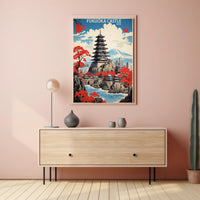 Fukuoka Castle Heritage Art Print - Cultural or Heritage Poster