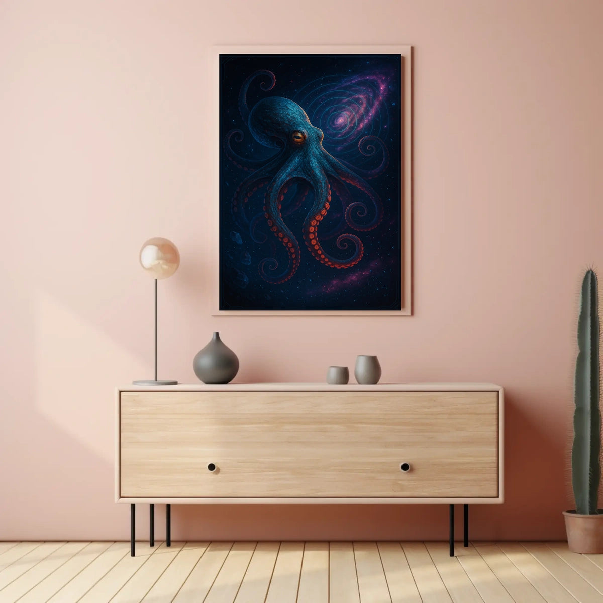 Cosmic Octopus Poster