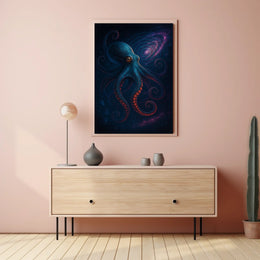 Cosmic Octopus Poster