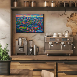 Wallis and Futuna Cityscape Poster