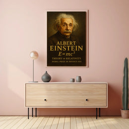 Albert Einstein Theory Of Relativity Poster