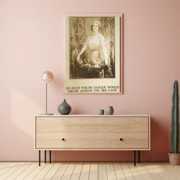Patriotic Vintage Poster: Sacrifice for Wartime Solidarity PosterGoat