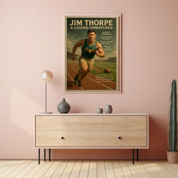 Jim Thorpe Unmatched Legend Poster