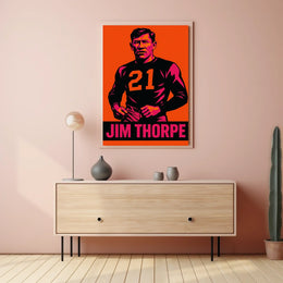 Jim Thorpe Tribute Poster
