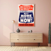 Support the Defense Effort Poster PosterGoat