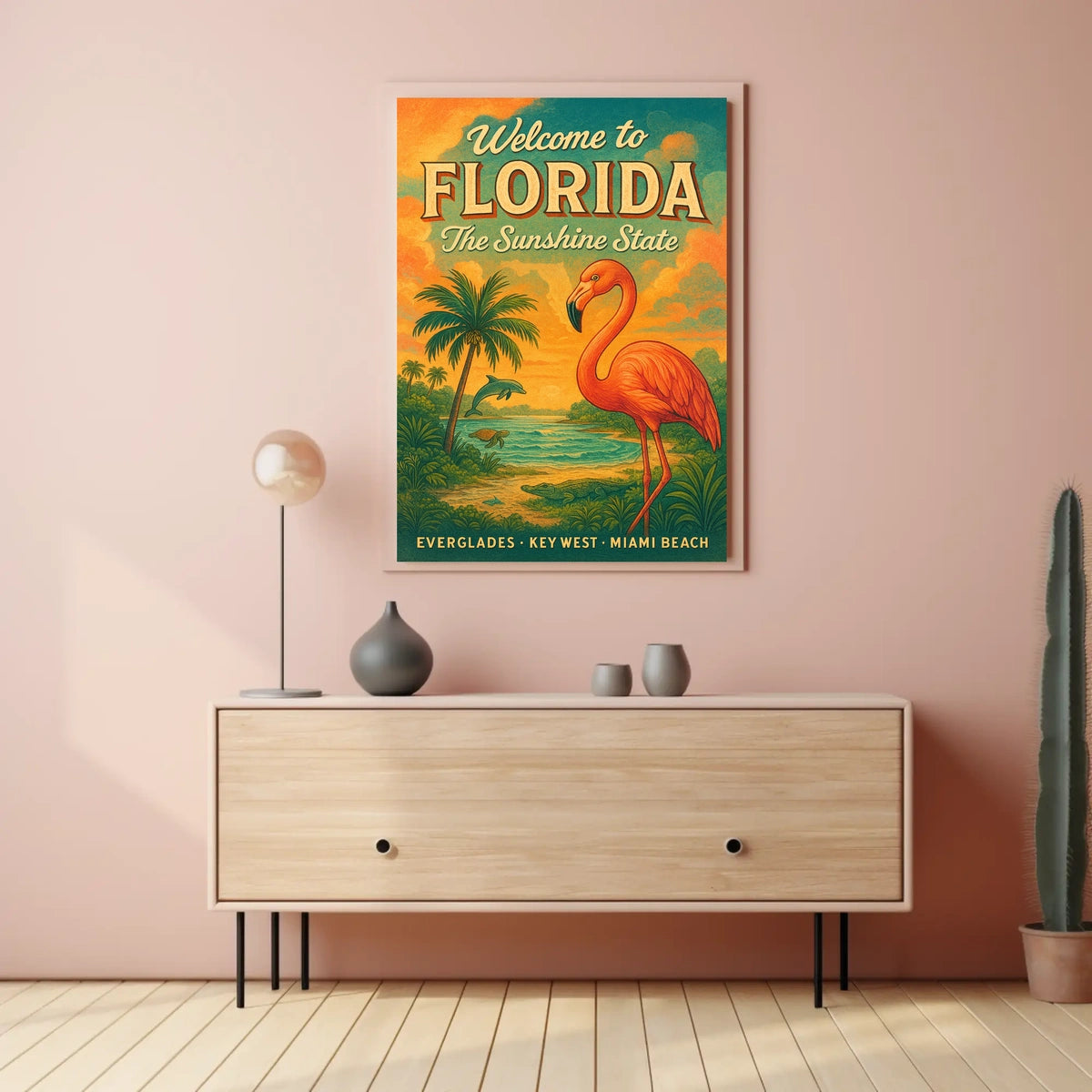 Welcome to Florida The Sunshine State Poster