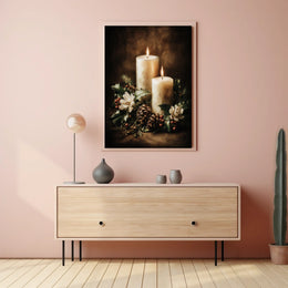 Candlelit Serenity Poster