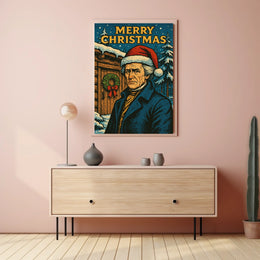 Merry Christmas Portrait Poster