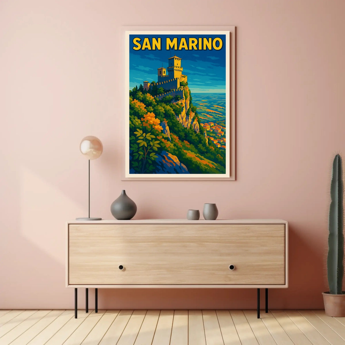 San Marino A Scenic Escape Poster