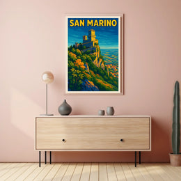 San Marino A Scenic Escape Poster