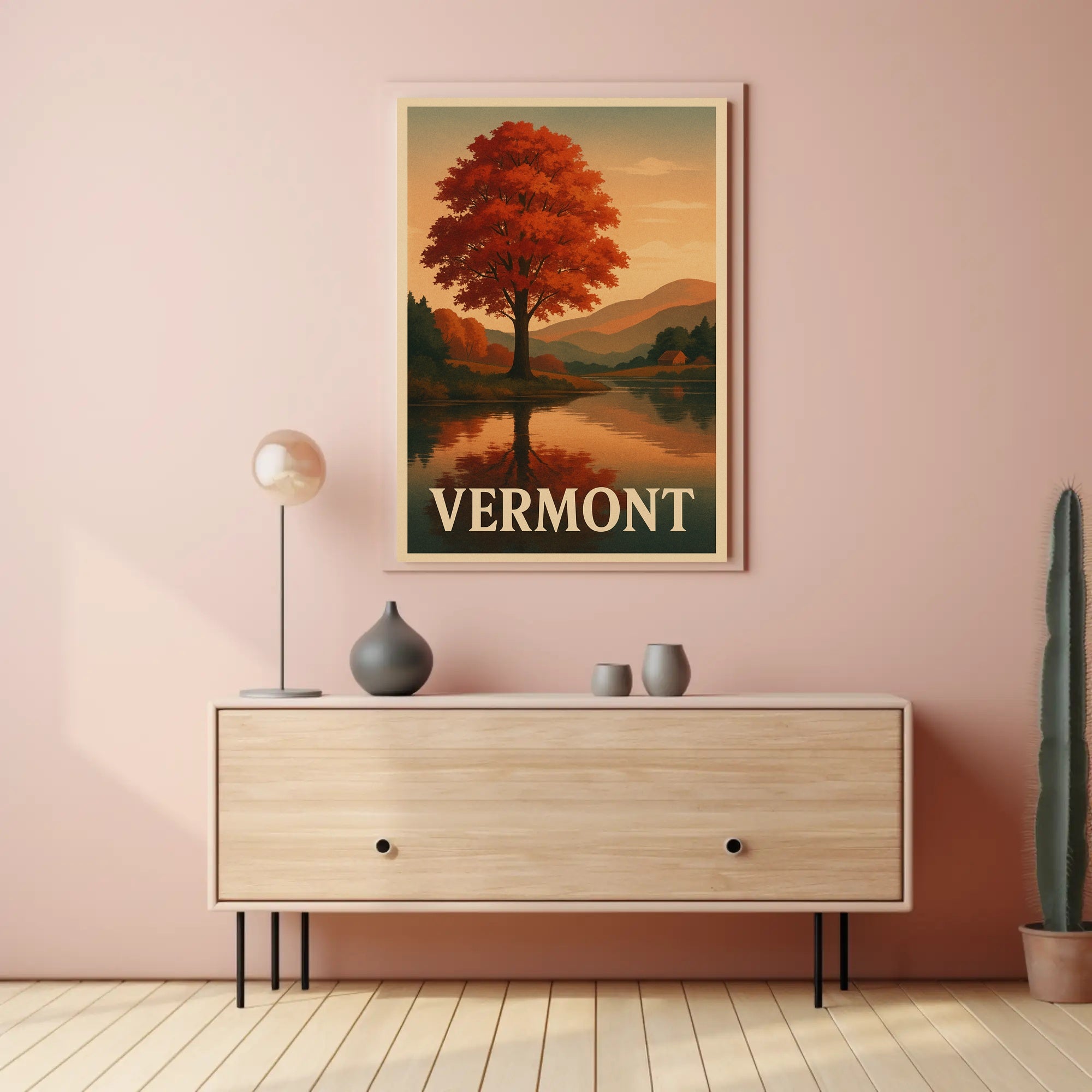 Vermont Autumn Splendor Wall Art Print