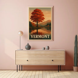 Vermont Autumn Splendor Wall Art Print